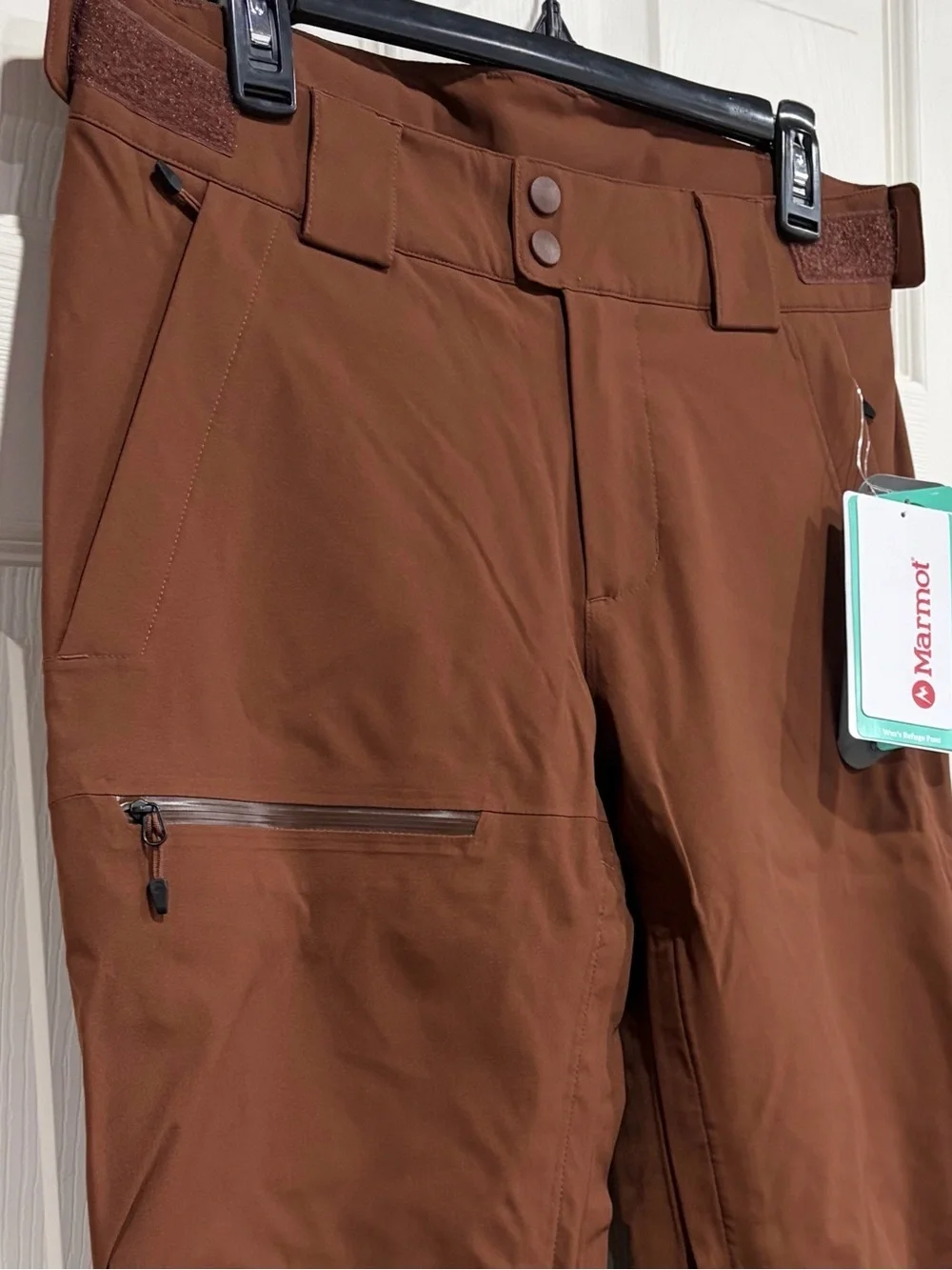 Marmot Women's Small Refuge PrimaLoft Ski Pants Waterproof Brown NWT Snowboard